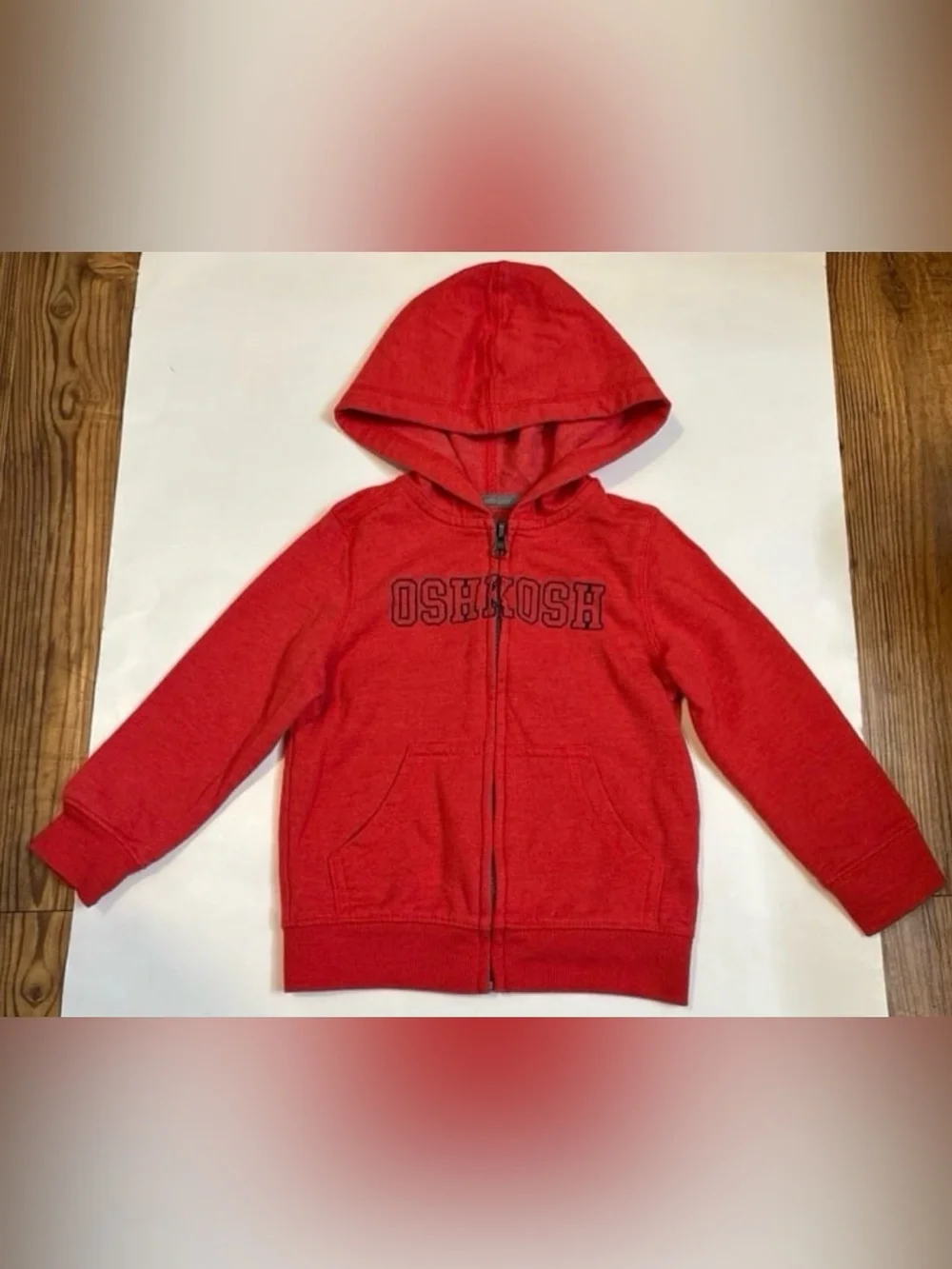 OshKosh B'gosh Red Zip Hoodie & Jogger Set